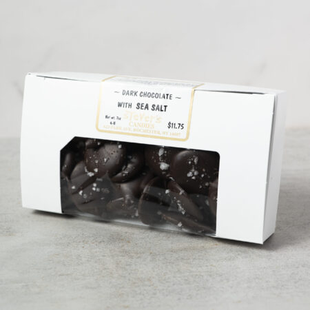 Dark Chocolate Sea Salt Discsdark chocolate sea salt discs