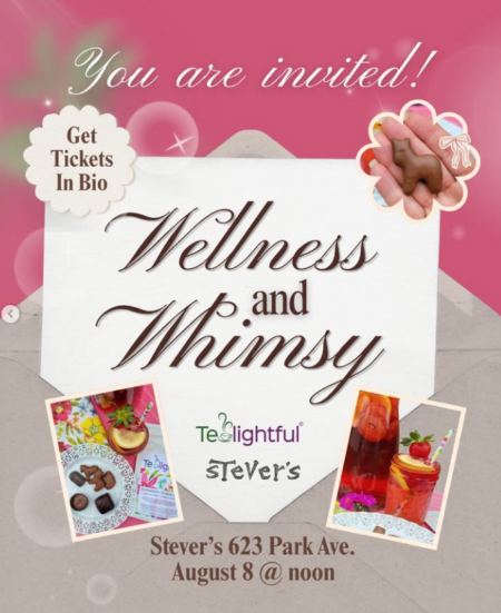 Wellness & Whimsy- A Tea Mocktail and Chocolate Tasting