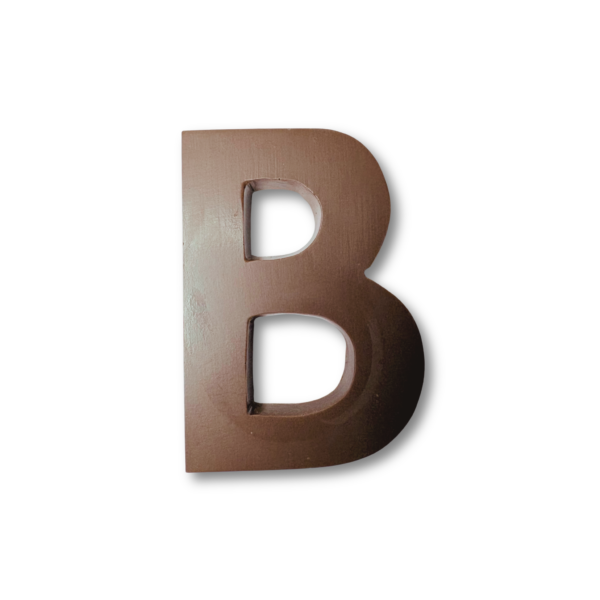 Chocolate letter B