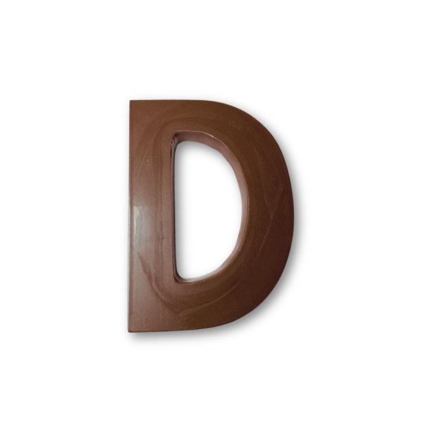 Chocolate letter D