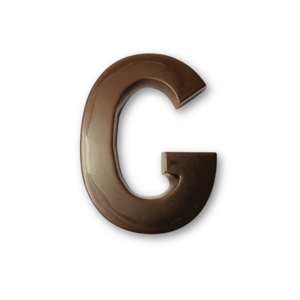 Chocolate letter G