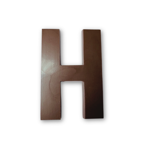 Chocolate letter H