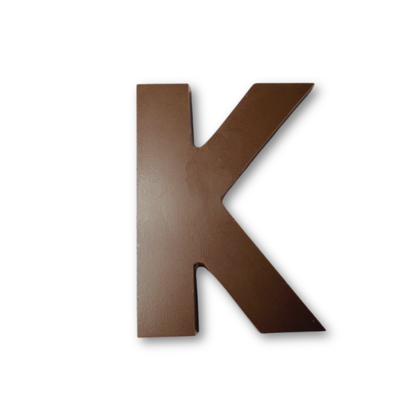 Chocolate letter K