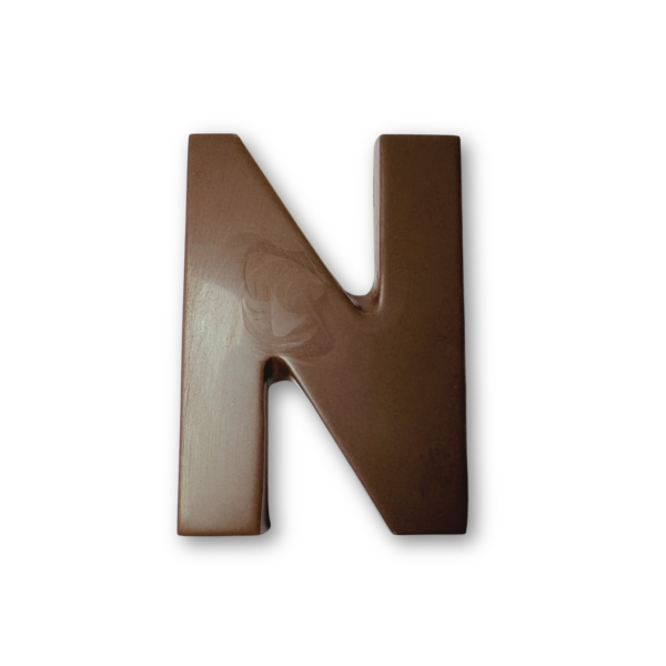 Chocolate letter N