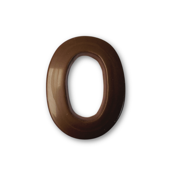 Chocolate letter O