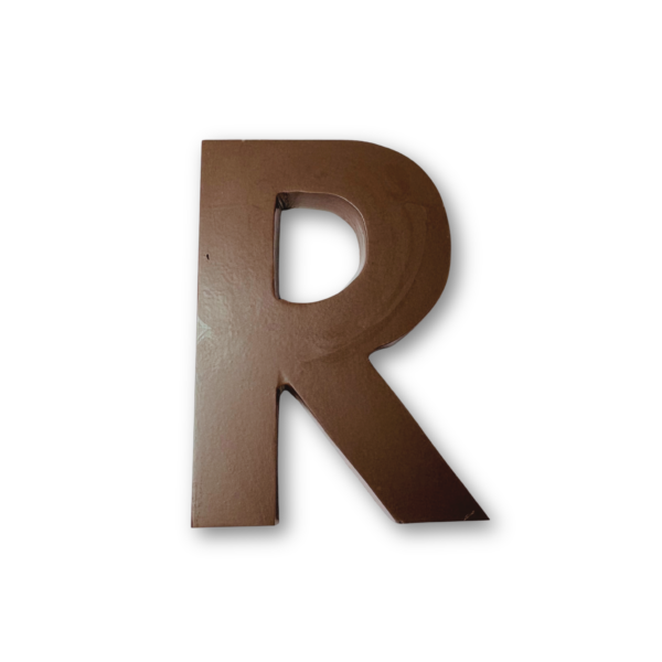 Chocolate letter R