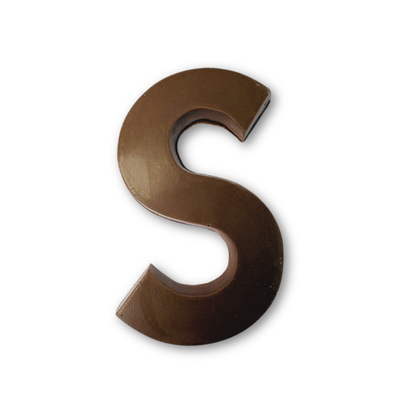 Chocolate letter S
