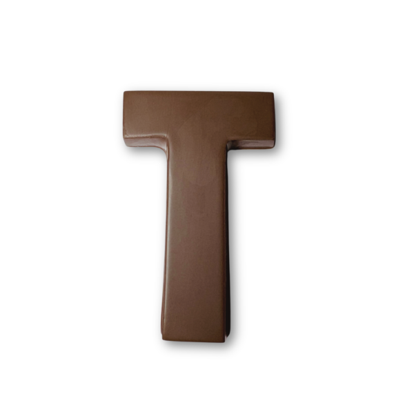 Chocolate letter T